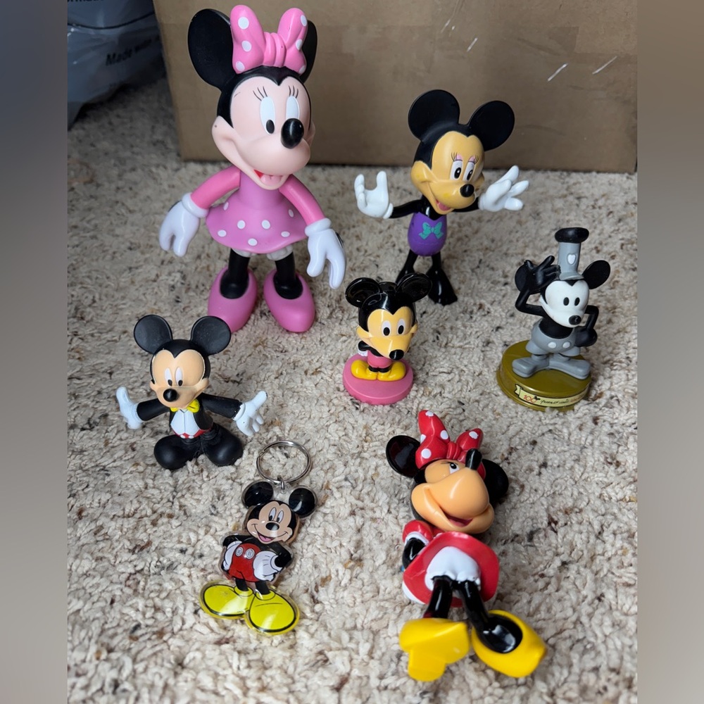 Mickey & Mini Mouse Disney Figures toys McDonald Lot